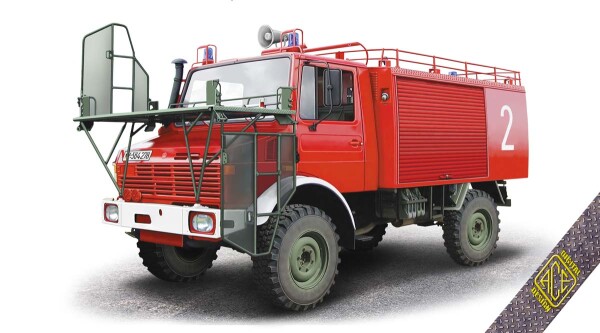 Збірна модель 1/72 Пожежний автомобіль Unimog U1300L ACE 72452 детальное изображение Автомобили 1/72 Автомобили