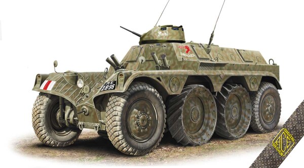 Збірна модель 1/72 Французький бронетранспортер Panhard EBR-ETT ACE 72460 детальное изображение Бронетехника 1/72 Бронетехника