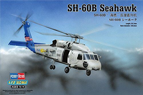 Збірна модель 1/72  гелікоптер SH-60B Seahawk HobbyBoss 87231 детальное изображение Вертолеты 1/72 Вертолеты