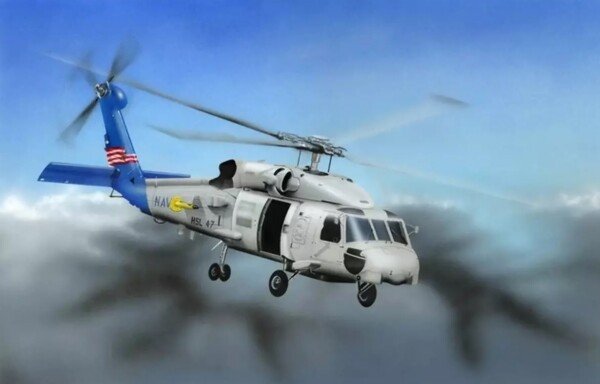 Сборная модель 1/72 Американский вертолет SH-60B Seahawk ХоббиБосс 87231 детальное изображение Вертолеты 1/72 Вертолеты