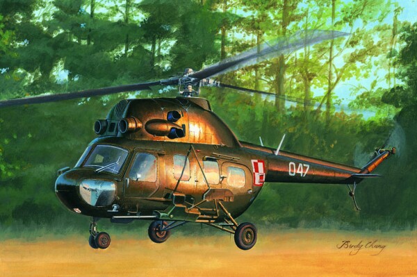 Scale model 1/72 Helicopter Mi-2US HobbyBoss 87242 детальное изображение Вертолеты 1/72 Вертолеты