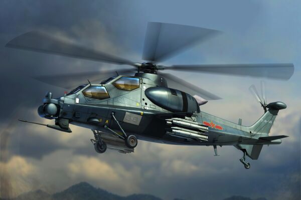 Chinese Z-10 Attack Helicopter детальное изображение Вертолеты 1/72 Вертолеты