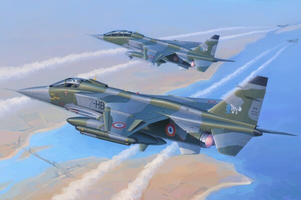 Збірна модель 1/72 Винищувач-бомбардувальник Jaguar А HobbyBoss 87258 детальное изображение Самолеты 1/72 Самолеты