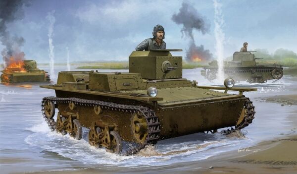 Soviet T-38 Amphibious Light Tank детальное изображение Бронетехника 1/35 Бронетехника