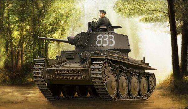 Збірна модель чеського легкого танка німецького виробництва Panzer Kpfw.38(t) Ausf.E/F детальное изображение Бронетехника 1/35 Бронетехника