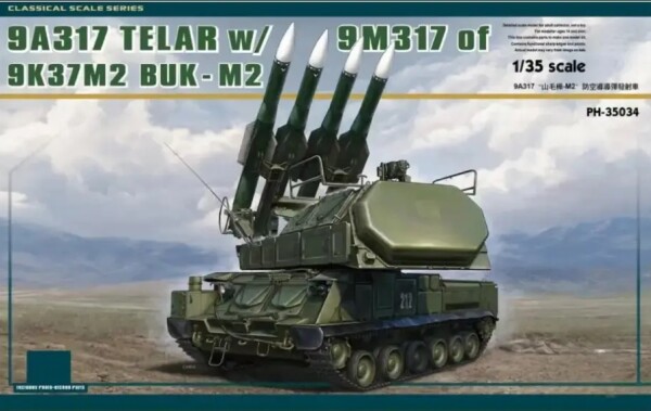 Scale model 1/35 SAM BUK M2 Zimi 35034 детальное изображение Зенитно ракетный комплекс Военная техника