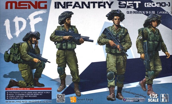 Scale model 1/35 Set of infantry of the Israel Defense Forces Meng HS-004 детальное изображение Фигуры 1/35 Фигуры