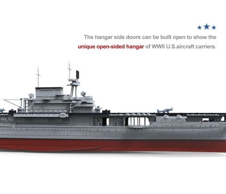 Scale rmodel 1/700 USS Enterprise (CV-6) Meng PS-005 детальное изображение Флот 1/700 Флот