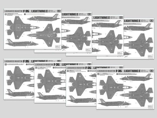 Збірна модель 1/48 винищувач Lockheed Martin F-35A Lightning Tamiya 61124 детальное изображение Самолеты 1/48 Самолеты