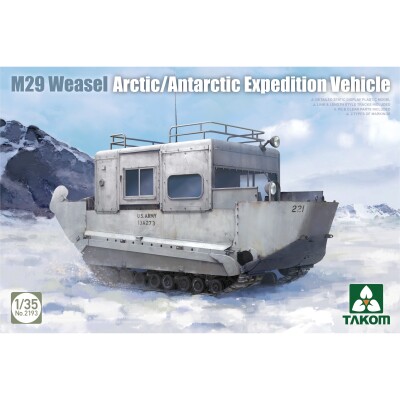 Scale model 1/35 Amphibious transporter for Arctic/Antarctic expeditions M29 Wiesel Takom 2193 детальное изображение Бронетехника 1/35 Бронетехника