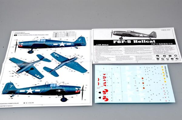 &gt;
  Збірна модель 1/32
  Американський
  винищувач F6F-5 &quot;Hellcat&quot;
  Trumpeter 02257 детальное изображение Самолеты 1/32 Самолеты
