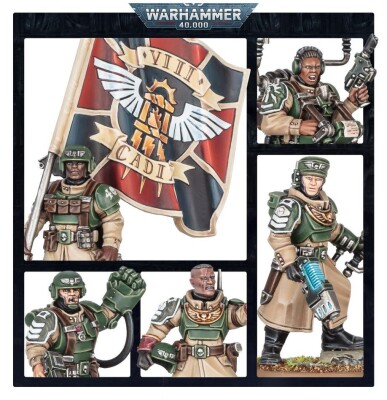 ASTRA MILITARUM CADIAN COMMAND SQUAD детальное изображение Имперская Гвардия Армии Империума