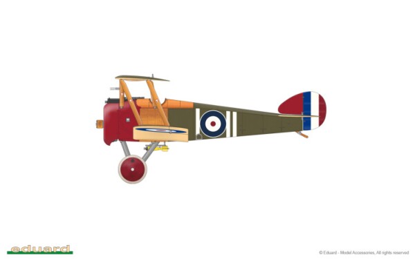 Scale model 1/48 Biplane Sopwith F.1 Camel (Bentley) Weekend Edition Eduard 8485 детальное изображение Самолеты 1/48 Самолеты