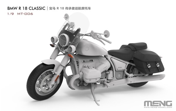 Збірна модель 1/9 Мотоцикл BMW R 18 Classic Meng MT-006 детальное изображение Мотоциклы Гражданская техника