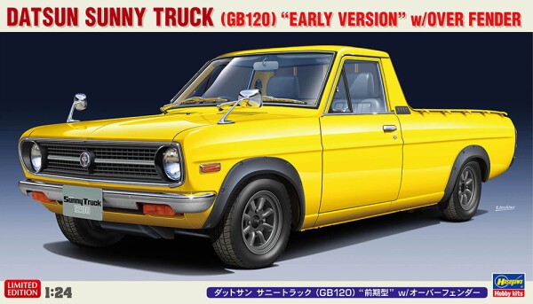 Збірна модель 1/24 Автомобіль Datsun Sunny Truck (GB120) 'Early Version' With Over Fender Hasegawa 20641 детальное изображение Автомобили 1/24 Автомобили