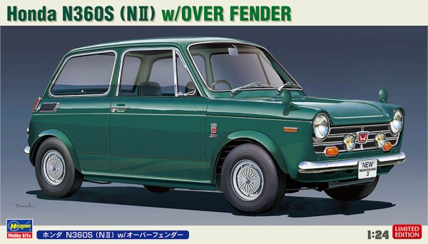 Збірна модель 1/24 Автомобіль Honda N360S (N II) w/Over Fender Hasegawa 20659 детальное изображение Автомобили 1/24 Автомобили