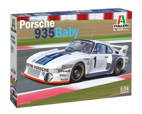 Збірна модель 1/24 Автомобіль Porsche 935 Baby Italeri 3639 детальное изображение Автомобили 1/24 Автомобили