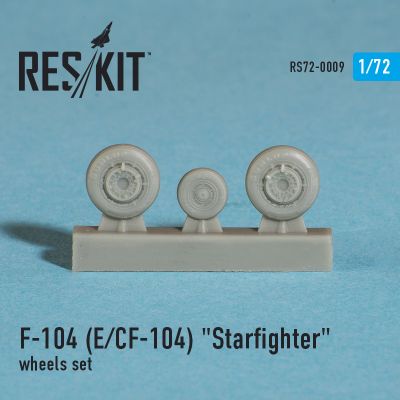 F-104 (E) CF-104 &quot;Starfighter&quot; wheels set (1/72) детальное изображение Смоляные колёса Афтермаркет