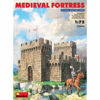 medieval fortress детальное изображение Строения 1/72 Диорамы