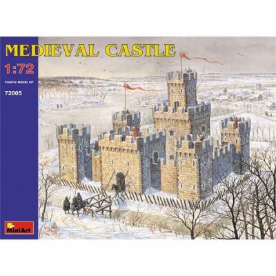 Medieval castle детальное изображение Строения 1/72 Диорамы