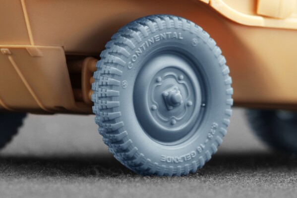 Набір коліс для Schwimmwagen Gelände v1 (5.25-16) від Italeri, Tamiya, AFV club ScaleX WW-35014 детальное изображение Колёса Афтермаркет