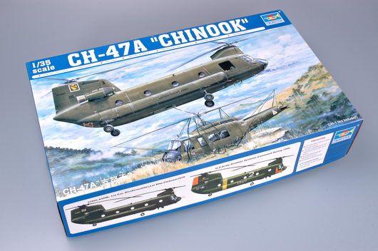 Збірна модель 1/35 Гелікоптер CH-47A &quot;CHINOOK&quot; Trumpeter 05104 детальное изображение Вертолеты 1/35 Вертолеты