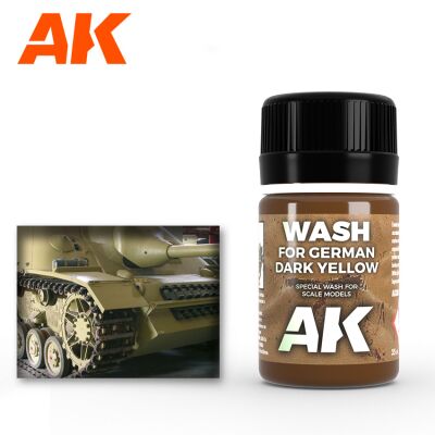 Dark yellow wash 35 ml / Смывка для тёмно-жёлтой техники 35 мл детальное изображение Смывки Weathering