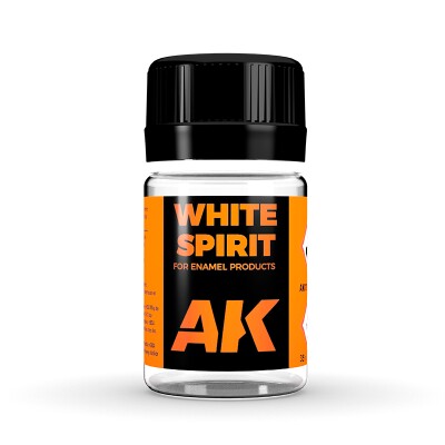 Уайт-спірит 35 мл AK-interactive 011 детальное изображение Растворители Модельная химия