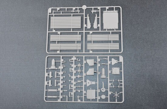 Збірна модель 1/35 РСЗВ BM-21 Grad (пізня версія) Trumpeter 01014 детальное изображение Реактивная система залпового огня Военная техника