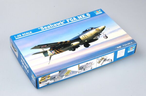 Scale model 1/48 “Seahawk” FGA.MK.6 Trumpeter 02826 детальное изображение Самолеты 1/48 Самолеты