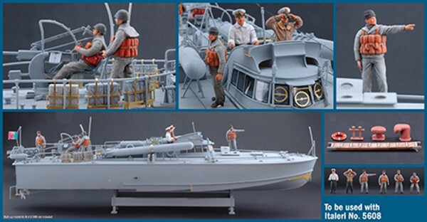 Збірна модель 1/35 Фігури екіпаж та аксесуари M.A.S. Italeri 5611 детальное изображение Фигуры 1/35 Фигуры