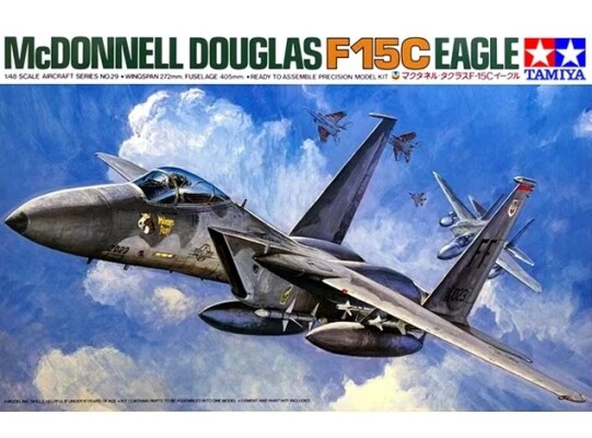 Сборная модель 1/48 Самолет McDonnell Douglas Ф-15C Eagle Tamiya 61029 детальное изображение Самолеты 1/48 Самолеты