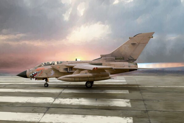 Scale model 1/72 aircraft Tornado GR.1 RAG &quot;Gulf War&quot; Italeri 1384 детальное изображение Самолеты 1/72 Самолеты