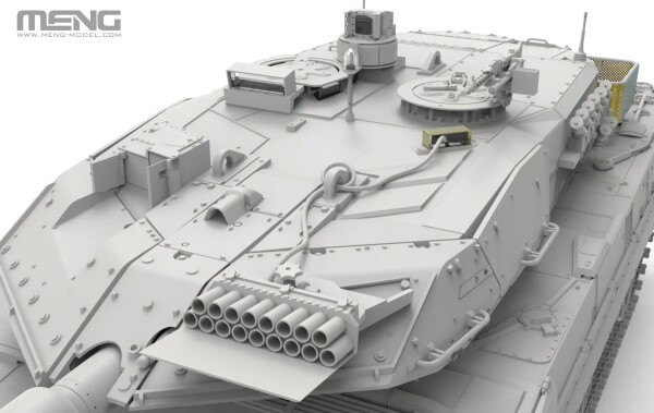 Збірна модель 1/35 Танк Леопард 2 А6 Meng TS-055 детальное изображение Бронетехника 1/35 Бронетехника