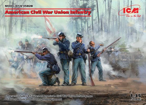 Піхота Союзу (Громадянська війна США) детальное изображение Фигуры 1/35 Фигуры