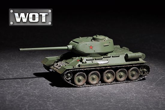 Сборная модель 1/72 советский танк Т-34/85 Трумпетер 07167 детальное изображение Бронетехника 1/72 Бронетехника