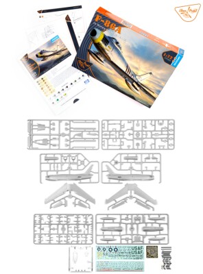 Збірна модель 1/72 Літак North American F-86A Sabre у Кореї (ранні модифікації) Clear Prop Models 72055 детальное изображение Самолеты 1/72 Самолеты