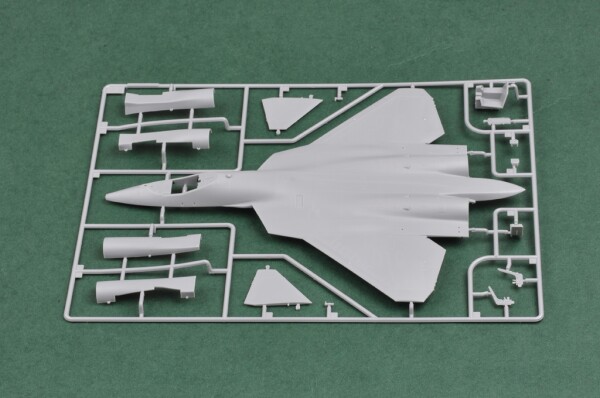 Збірна модель 1/72 Літак T-50 (Су-57) PAK-FA HobbyBoss 87257 детальное изображение Самолеты 1/72 Самолеты