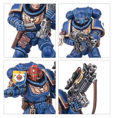Ігровий набір Warhammer 40000 - COMBAT PATROL - ULTRAMARINES детальное изображение Ультрамарины Космические Десантники