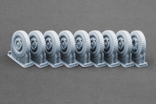 Набір колес для Sd.Kfz. 234 Puma v4 від Dragon, Miniart, RFM, Italeri, AK Interactive ScaleX WW-35013 детальное изображение Колёса Афтермаркет