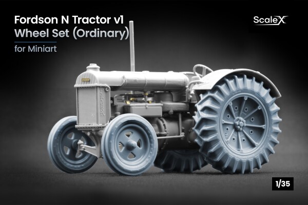 Набір коліс для Fordson N Tractor v1 від Miniart ScaleX WW 35004 детальное изображение Колёса Афтермаркет