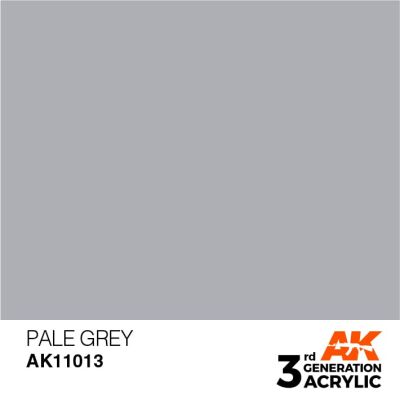 Акрилова фарба PALE GREY – STANDARD / БЛІДНО-СІРИЙ AK-interactive AK11013 детальное изображение General Color AK 3rd Generation