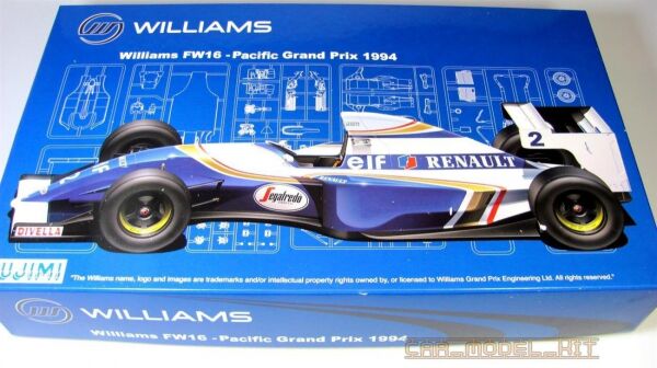 Гоночний автомобіль Формули-1 / Williams FW16 Sanmarino GP 1994 детальное изображение Автомобили 1/20 Автомобили