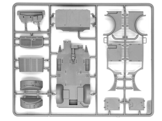 Сборная модель 1/35 Набор техника D.A.K ICM DS3529 детальное изображение Бронетехника 1/35 Бронетехника