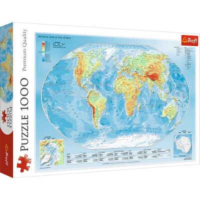 Puzzles World Map 1000pcs детальное изображение 1000 элементов Пазлы