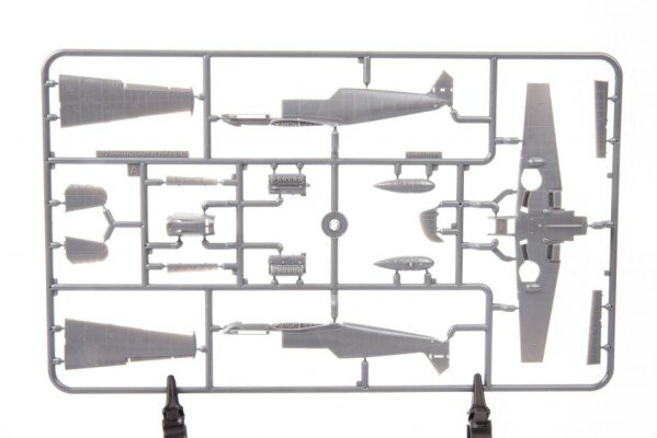 Збірна модель 1/72 Літак Messerschmitt Bf 109E-3 Eduard 7032 детальное изображение Самолеты 1/72 Самолеты