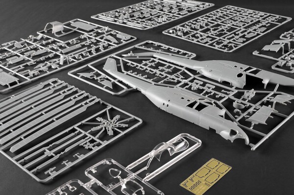 Збірна модель 1/35 Вертоліт Мі-35М Trumpeter 05830 детальное изображение Вертолеты 1/35 Вертолеты