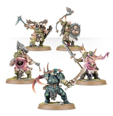 MAGGOTKIN OF NURGLE BATTLEFORCE: SHUDDERBLIGHT CYST детальное изображение Нурглиты  Хаос