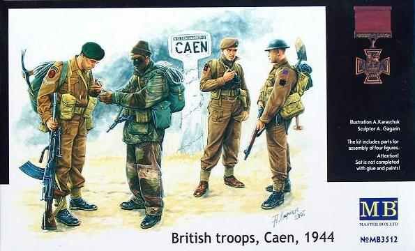 Британские войска, Кан, 1944 г. детальное изображение Фигуры 1/35 Фигуры
