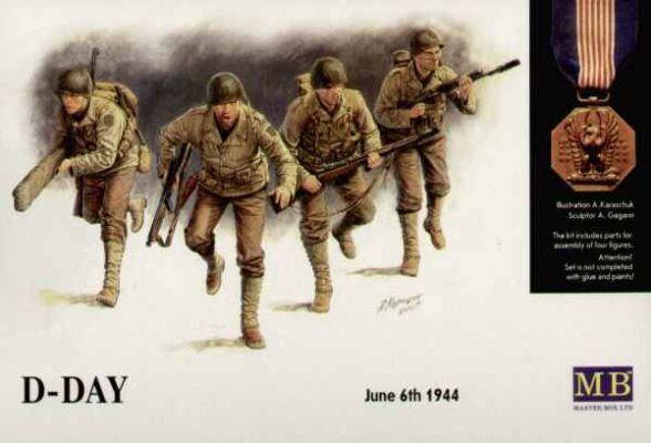 День Д, 6 июня 1944 г. детальное изображение Фигуры 1/35 Фигуры